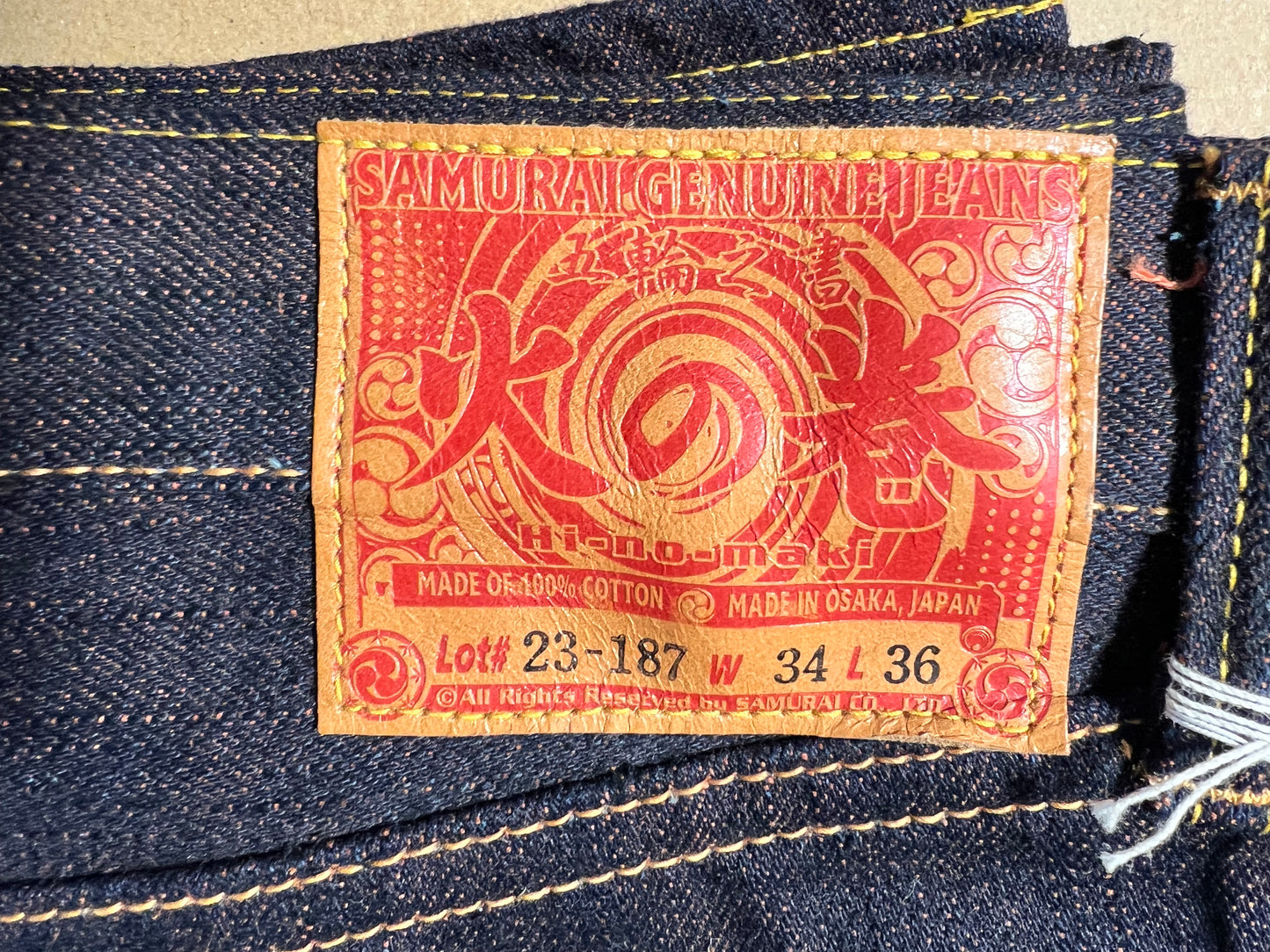 Samurai Jeans “Book of Fire” S5000GX-HII