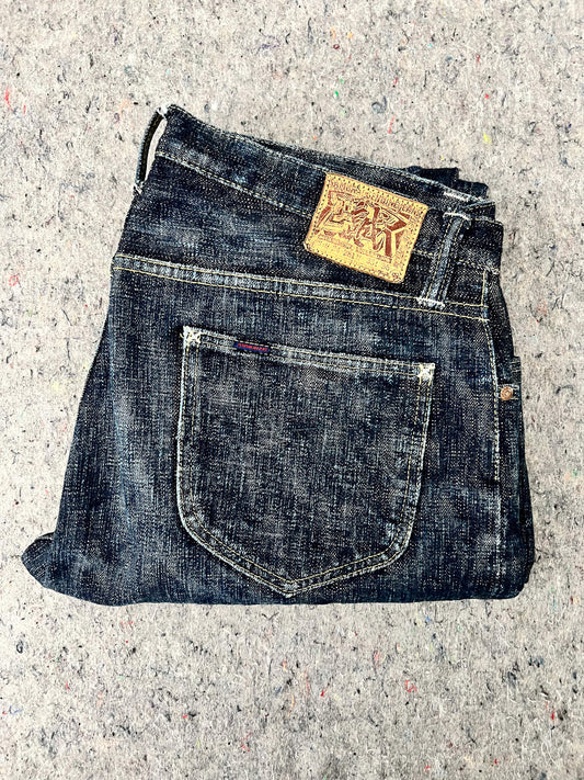 S140SXJ-GRK Shinsengumi Goryokaku by Samurai Jeans (pre-worn)